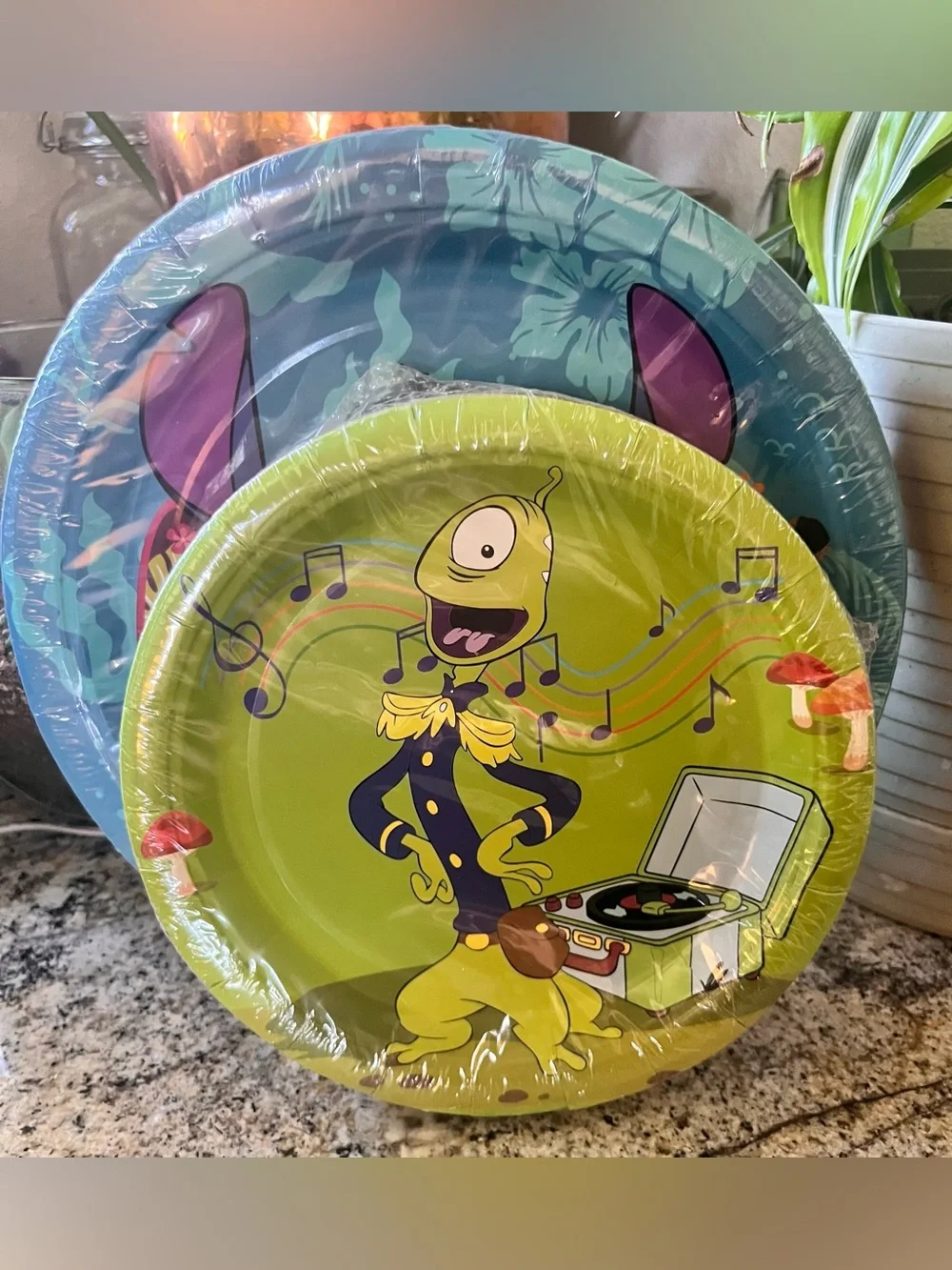 Lilo & Stitch Party Paper Plates, Cups & Napkins - Colorful Kids Party Set